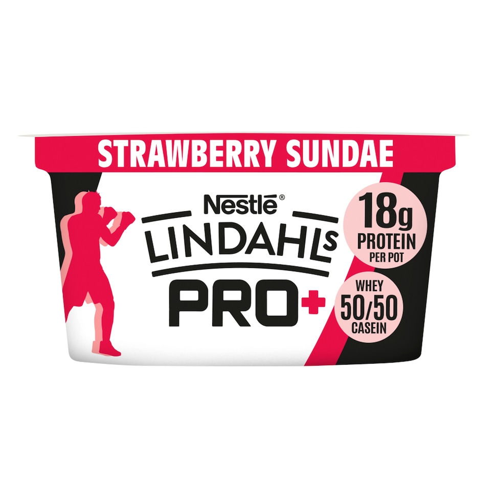 Lindahls PRO Kvarg Strawberry Sundae Quark 150g