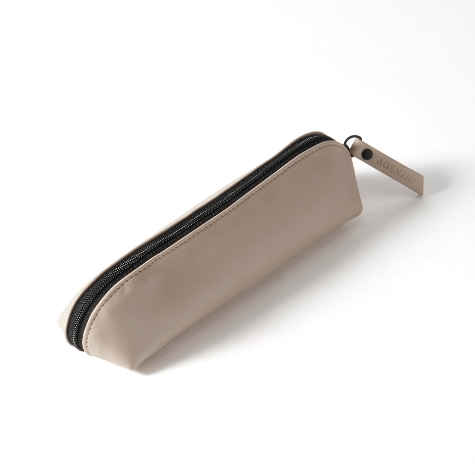 image 1 of Paperchase Agenzio Oatmeal Pencil Case