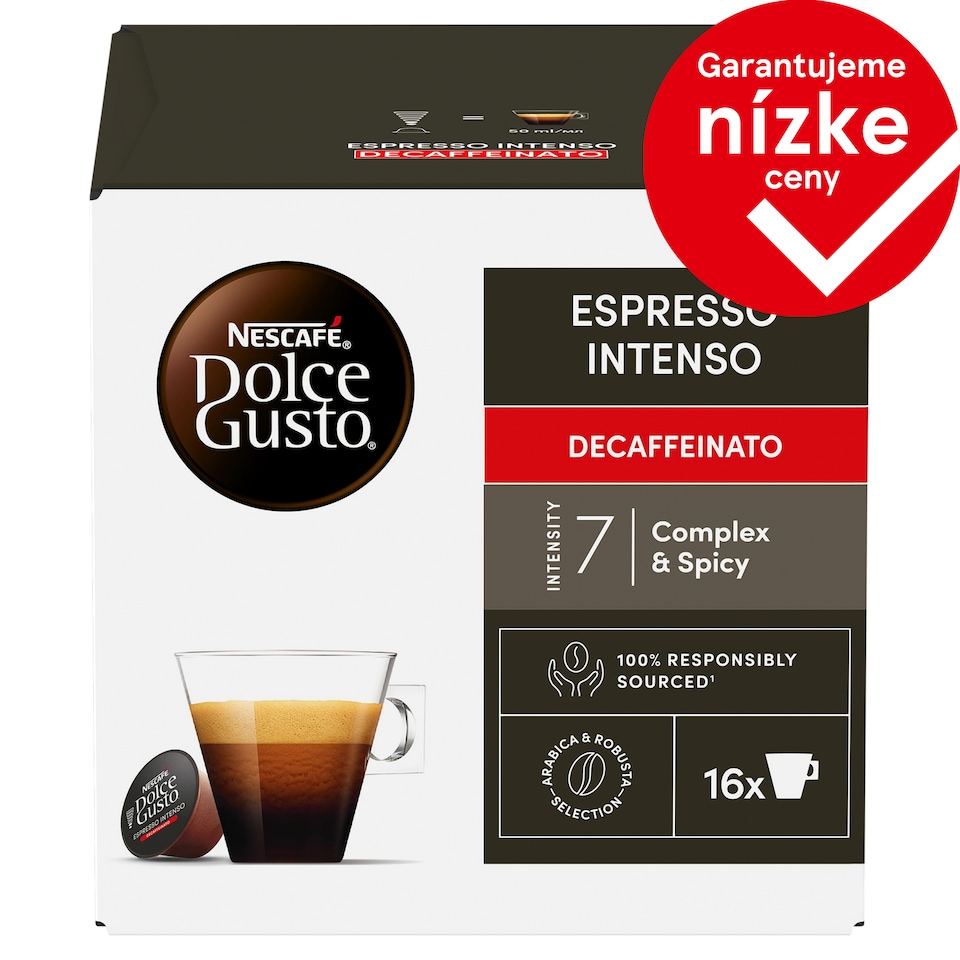 NESCAFÉ Dolce Gusto Espresso Decaffeinato - Coffee Capsules - 16 Capsules per Pack