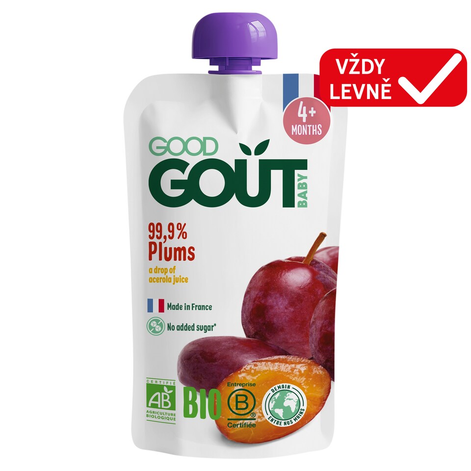 Good Gout Bio švestka 120g