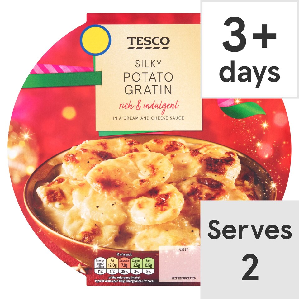 Tesco Creamy Potato Gratin 450G Tesco Groceries