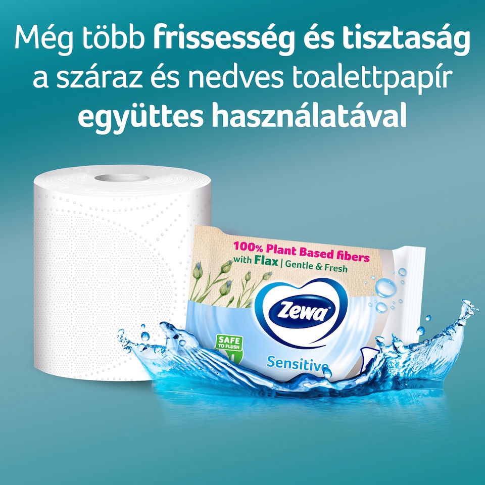 image 1 of Zewa Just 1 Toilet Paper 5 Ply 6 rolls