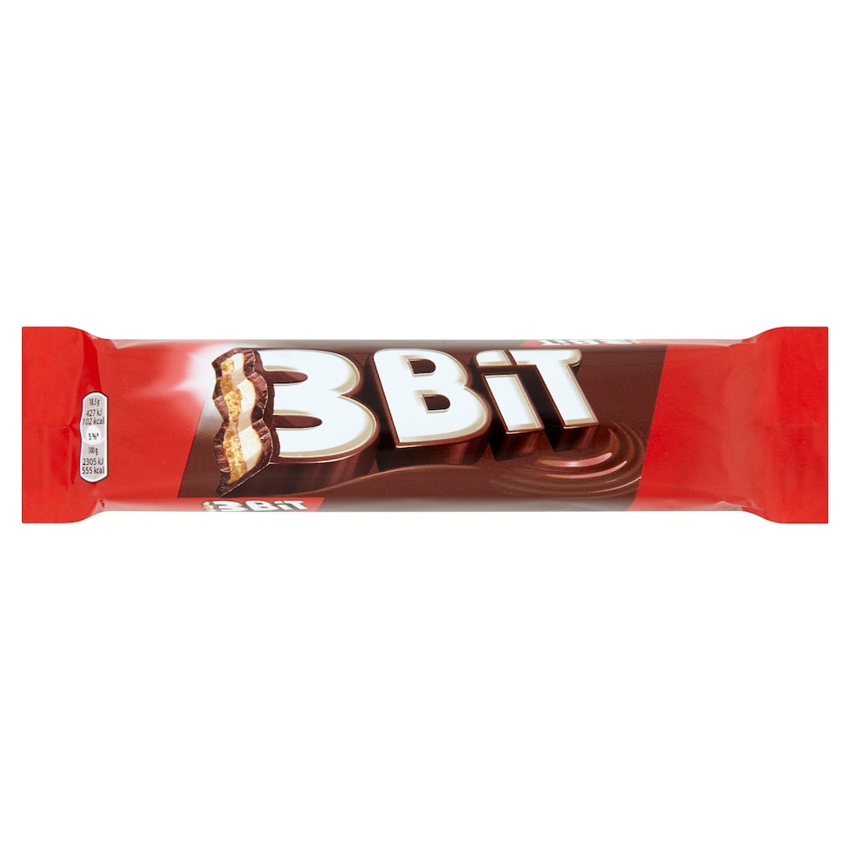 3BIT čokoládová tyčinka se sušenkou v mléčné čokoládě 46g