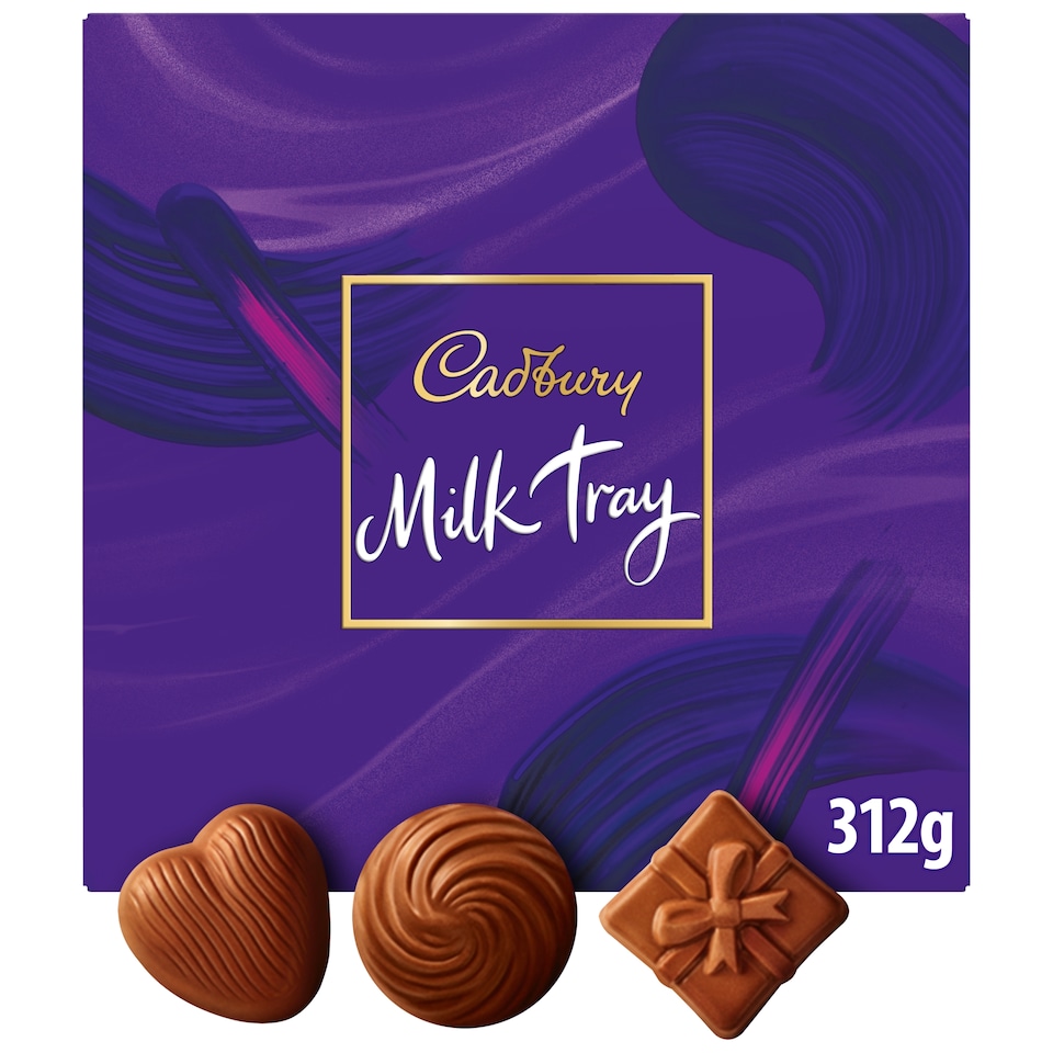 image 1 of CADBURY MILK TRAY 312G