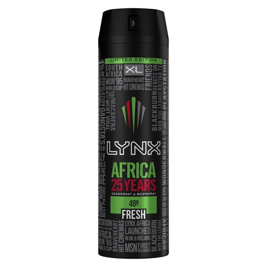 Lynx Africa Body Spray Tesco Groceries