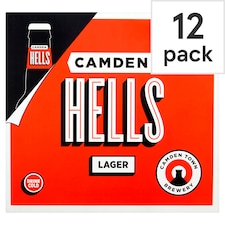Camden Hells Lager Bottles 12 Pack X 330Ml
