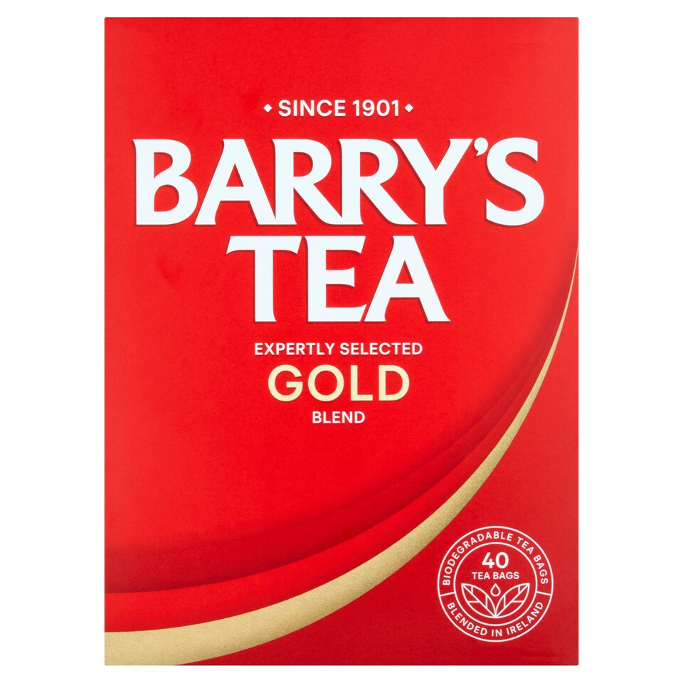 Barrys Gold Tea Bags 40 Pack 125G