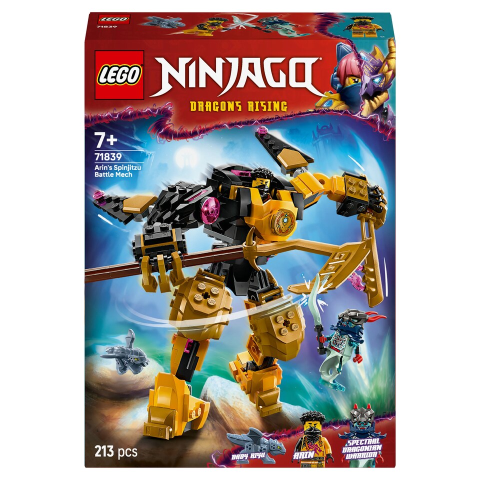 LEGO NINJAGO 71839 Arin Spinjitzu harci robotja  1. kép