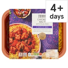 Tesco Chicken Balti With Pilau Rice 400g