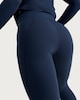 image 1 of F&F Active EVERYHOUR Ribbed Leggings in Navy