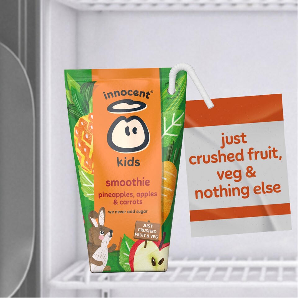image 1 of innocent Kids Smoothies Pineapples, Apples & Carrots 4 x 150ml