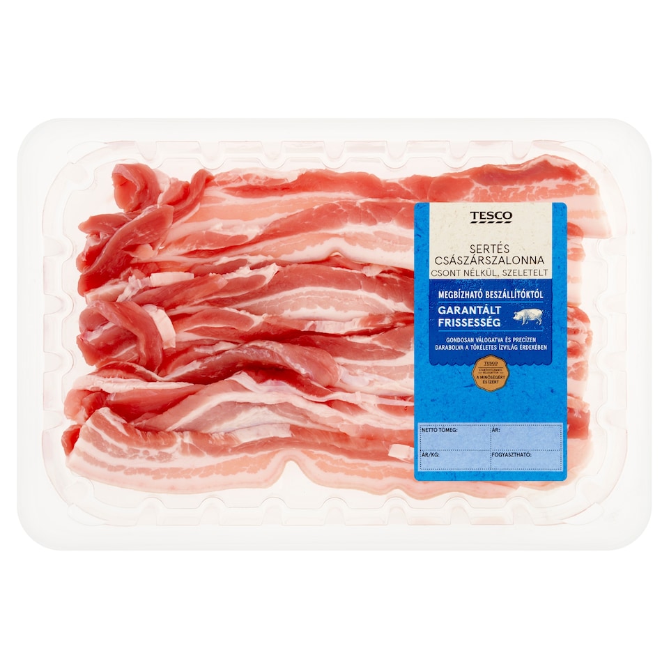 Tesco Sliced Pork Kaiser Bacon without Bone 320 g