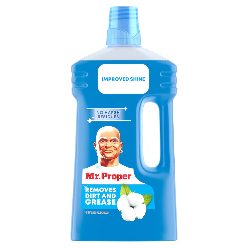 Mr Proper Univerzális Folyékony Padlótisztító, Cotton Flowers Illat, 1 l