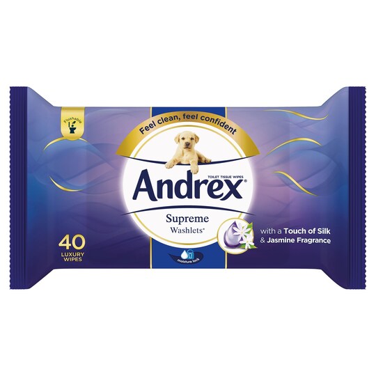 Andrex Washlets Supreme Clean Tesco Groceries