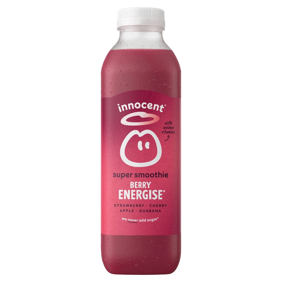 Innocent Super Smoothie Energise, Strawberry & Cherry 750ml