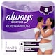 image 1 of Always Discreet Post Partum Pants Large 8ct