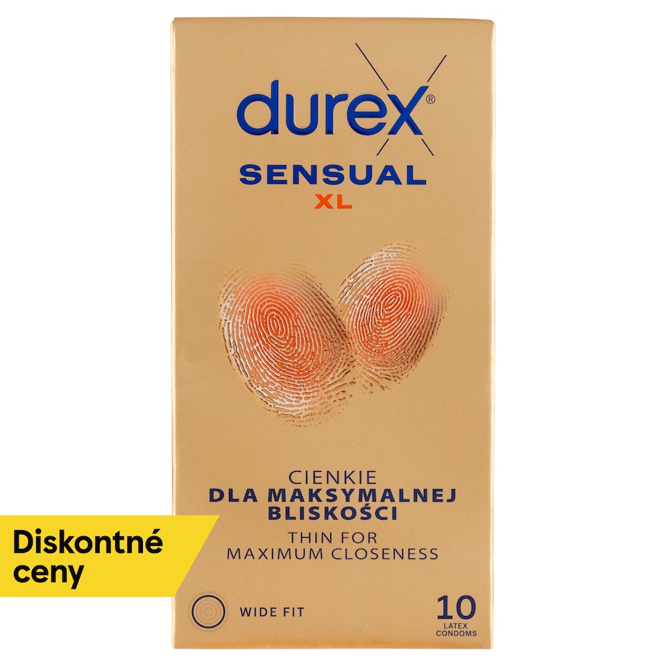 obrázok 1 z Durex Sensual prezervatívy XL 10 ks