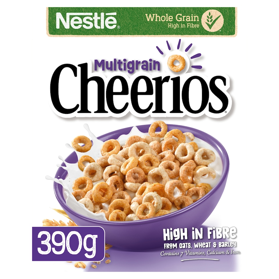 image 1 of Nestle Multigrain Cheerios Cereal 390g