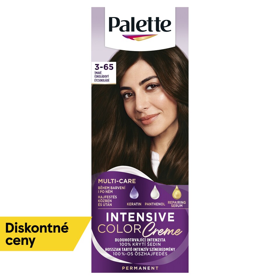 obrázok 1 z Palette Intensive Color Creme farba na vlasy Tmavý čokoládový 3-65