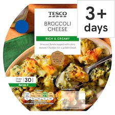 Tesco Broccoli Cheese 350G