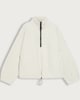 image 4 of F&F Active Fleece Half Zip Jacket in Cream