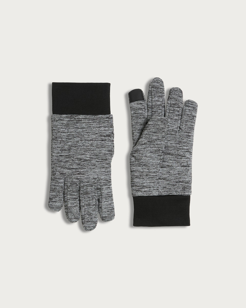 image 1 of F&F Touchscreen Gloves in Grey