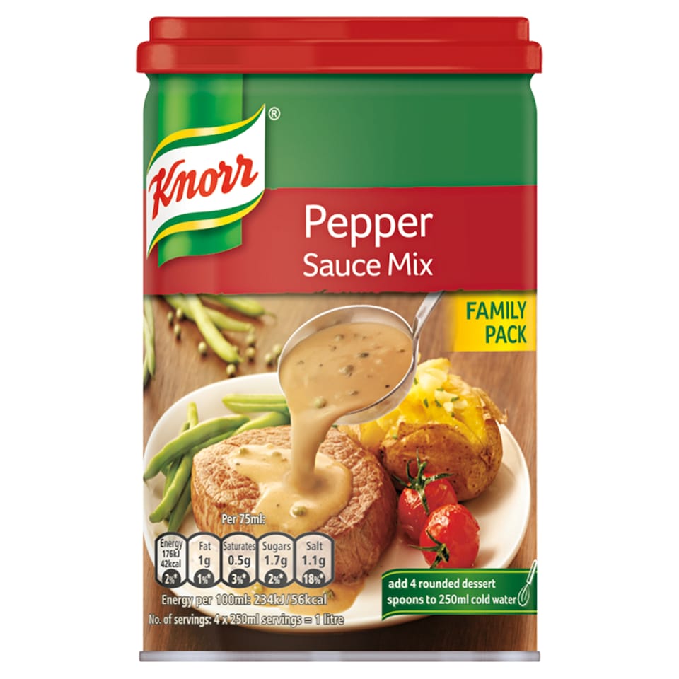 Knorr Pepper Sauce Tub 170G