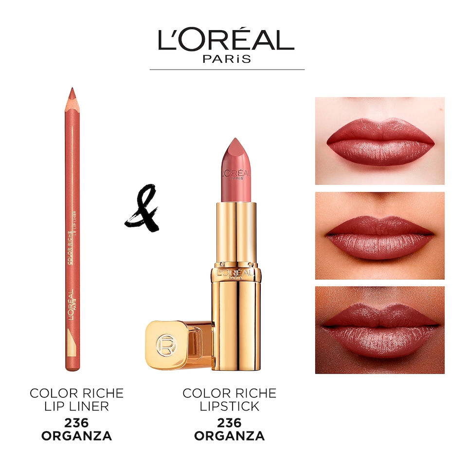 image 1 of L'Oreal Paris Color Riche Lipstick 236 Organza 5ml