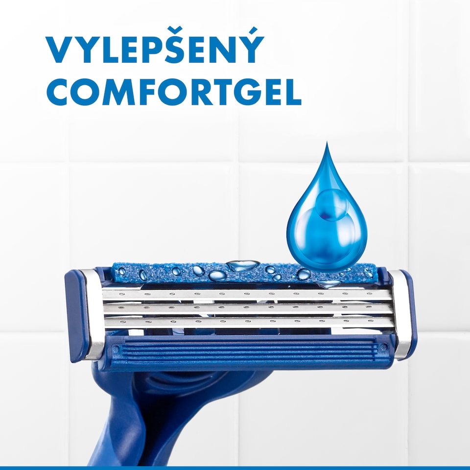 obrázok 1 z Gillette Blue3 Plus Comfort, Jednorazové Holiace Strojčeky Pre Mužov, Balenie Holiacich Strojčekov