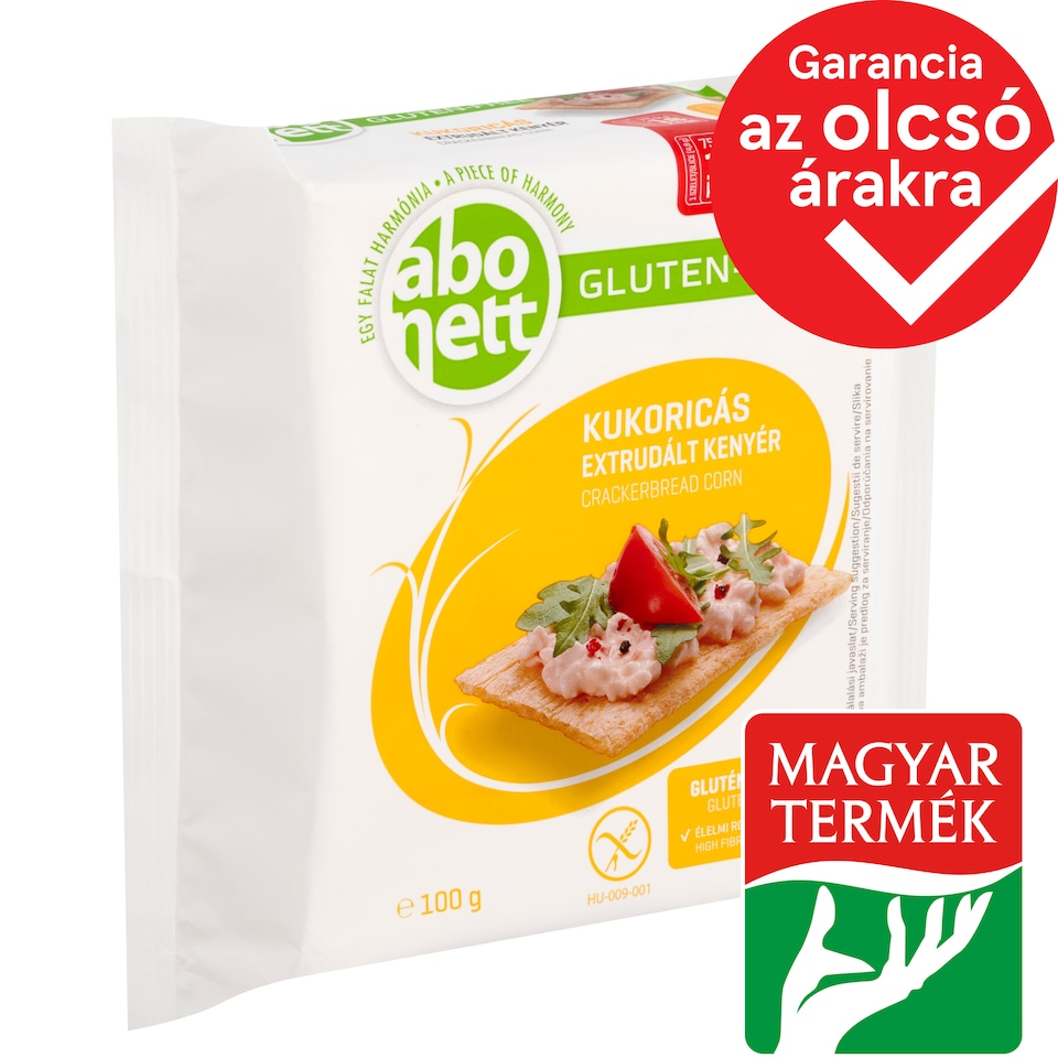Abonett gluténmentes kukoricás extrudált kenyér 100 g