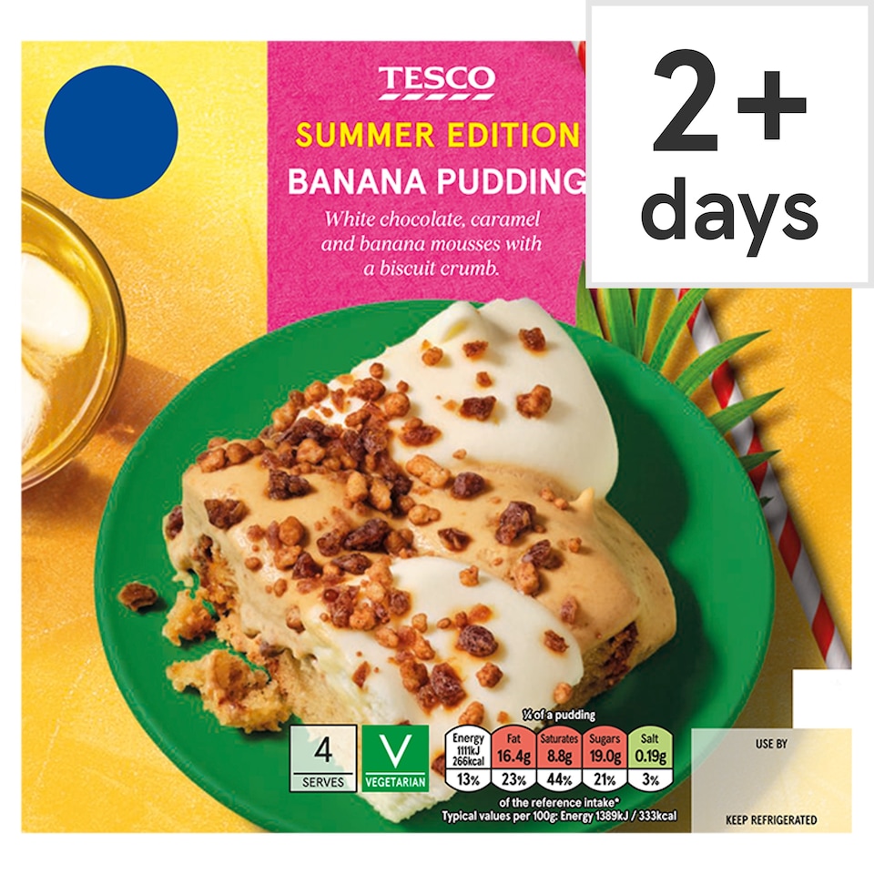 Tesco Banana Pudding 320g