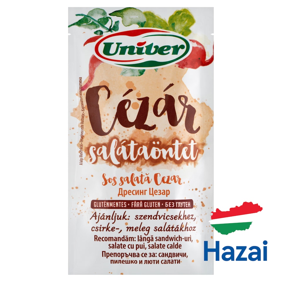 Univer Cézár gluténmentes salátaöntet 50 ml  1. kép