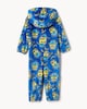 image 2 of Minions Fleece Printed Onesie in Multi