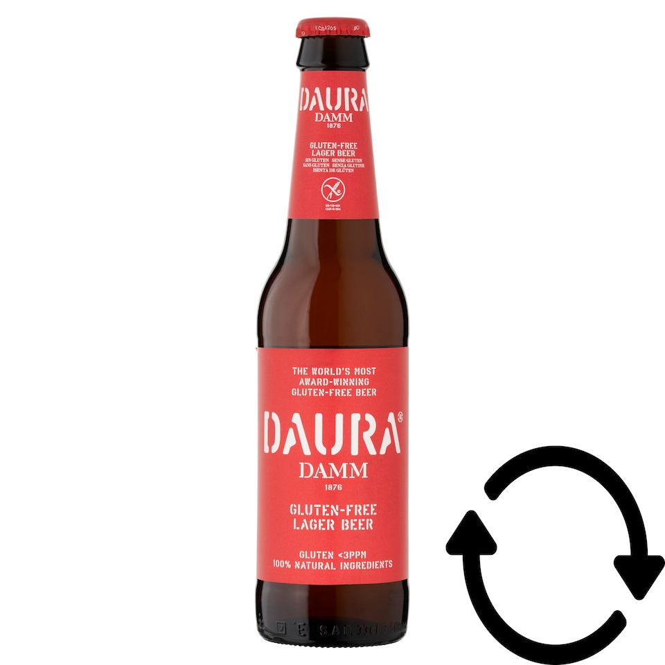 Daura Damm spanyol világos gluténmentes sör 5,4% 0,33 l