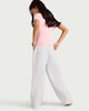 image 3 of F&F Girls Cotton Rich Wide Leg Joggers in Grey