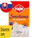 obrázok 1 z Rajo Smotana na šľahanie 30 % 250 ml