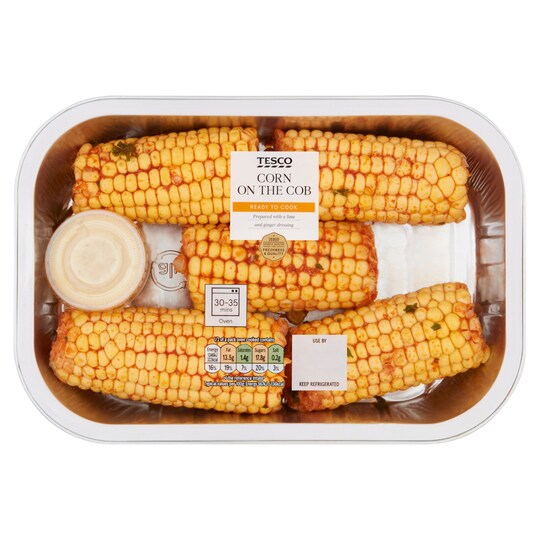 Tesco Corn On The Cob 475G Tesco Groceries