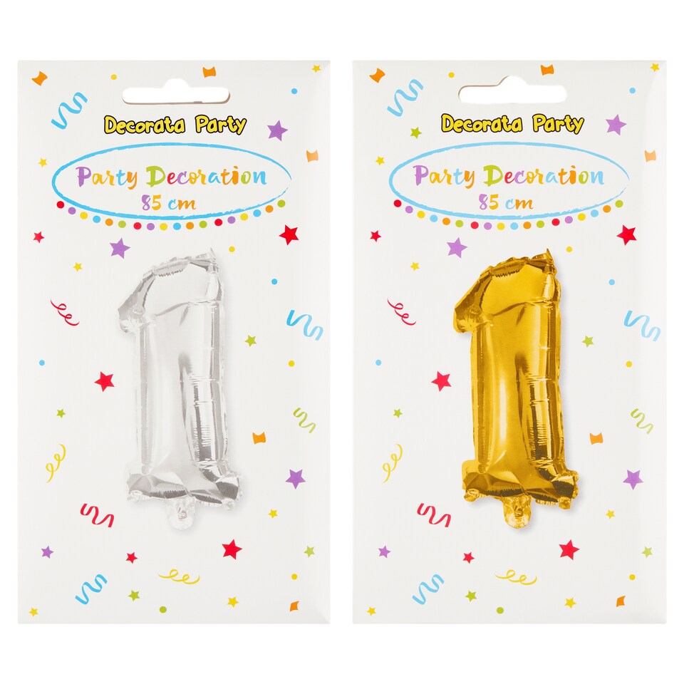 Decorata Party Ozdoby na večírky číslo 1 85 cm
