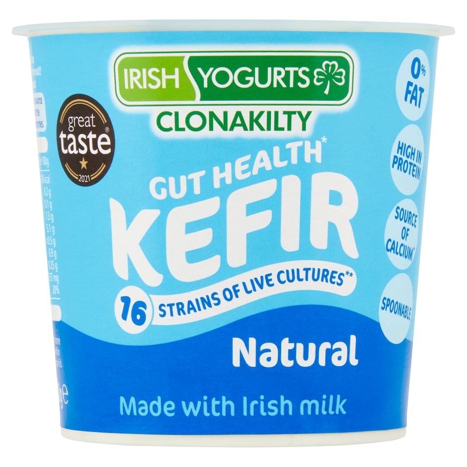 Irish Yogurts 0% Fat Natural Kefir 350G