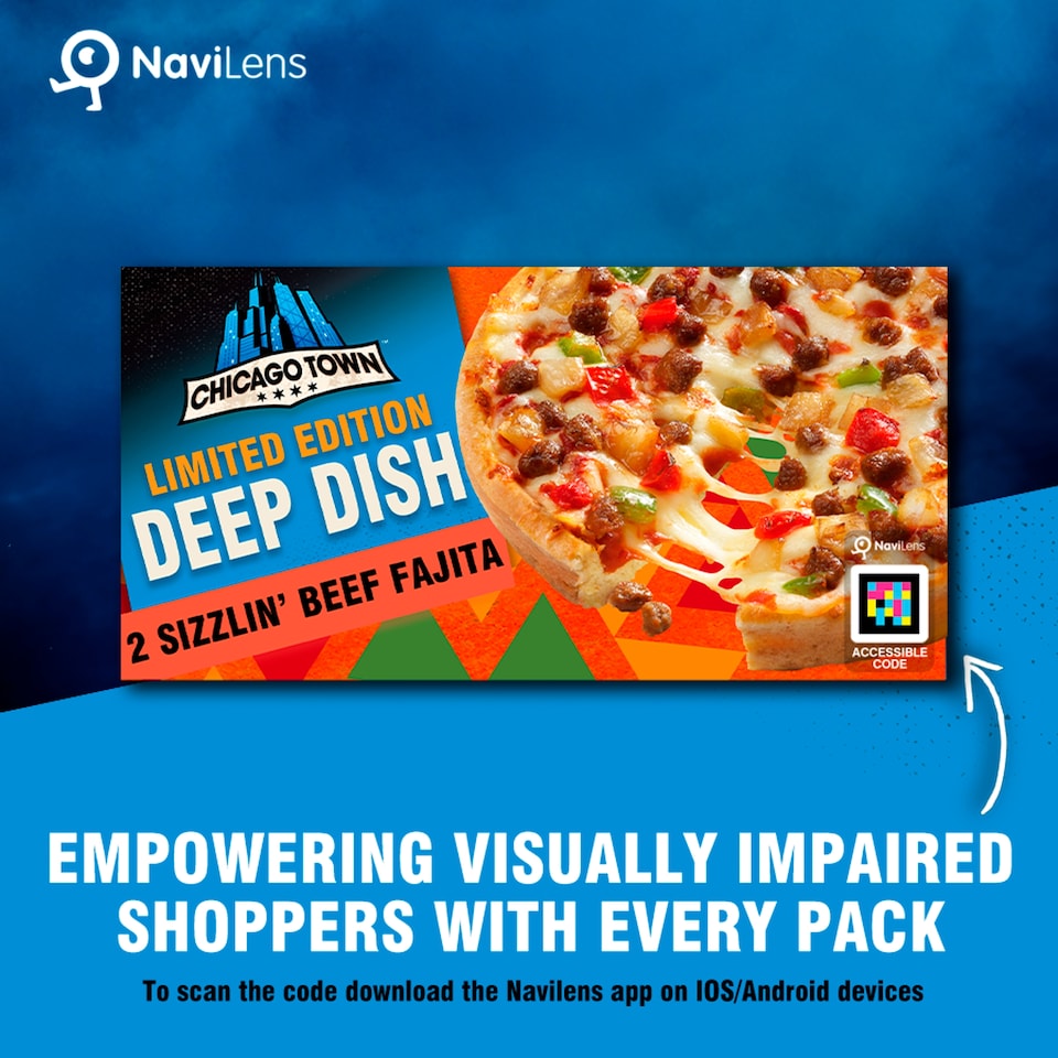 image 1 of Chicago Town Limited Edition Deep Dish Mexican Beef Fajita Pizzas 2 x 165g