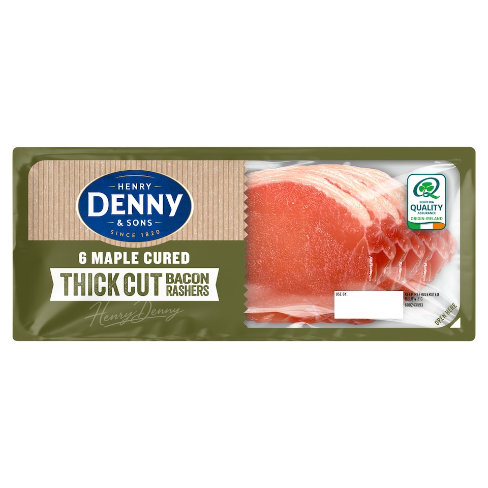 Denny Maple Thick Cut Cap Rasher240g