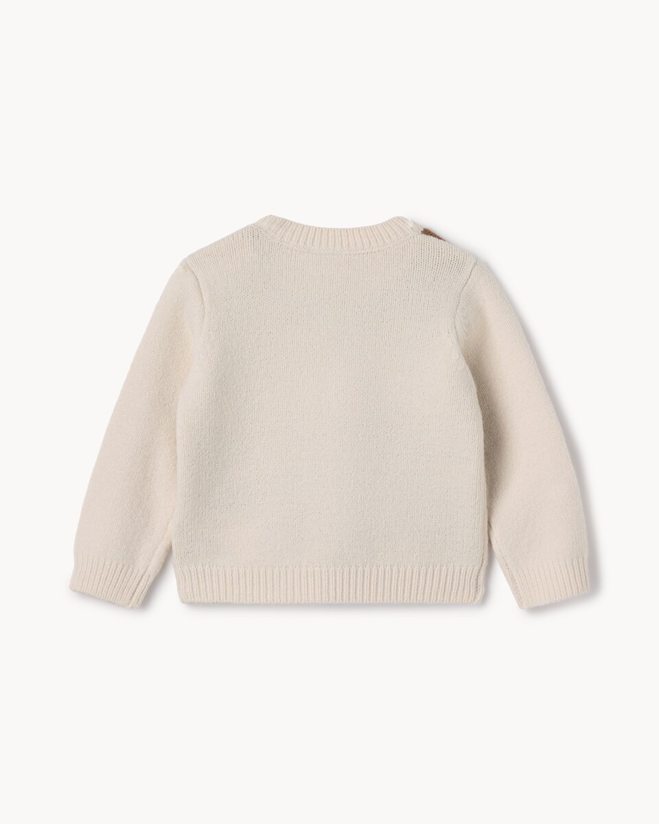 image 1 of F&F Baby Argyle Jumper in Neutral
