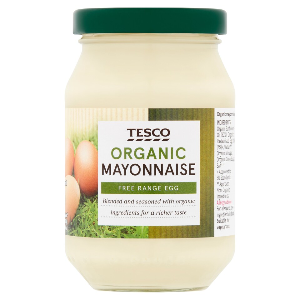 Tesco Organic Mayonnaise 250Ml