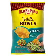 Old El Paso Sea Salt Tortilla Chip Bowls 150G