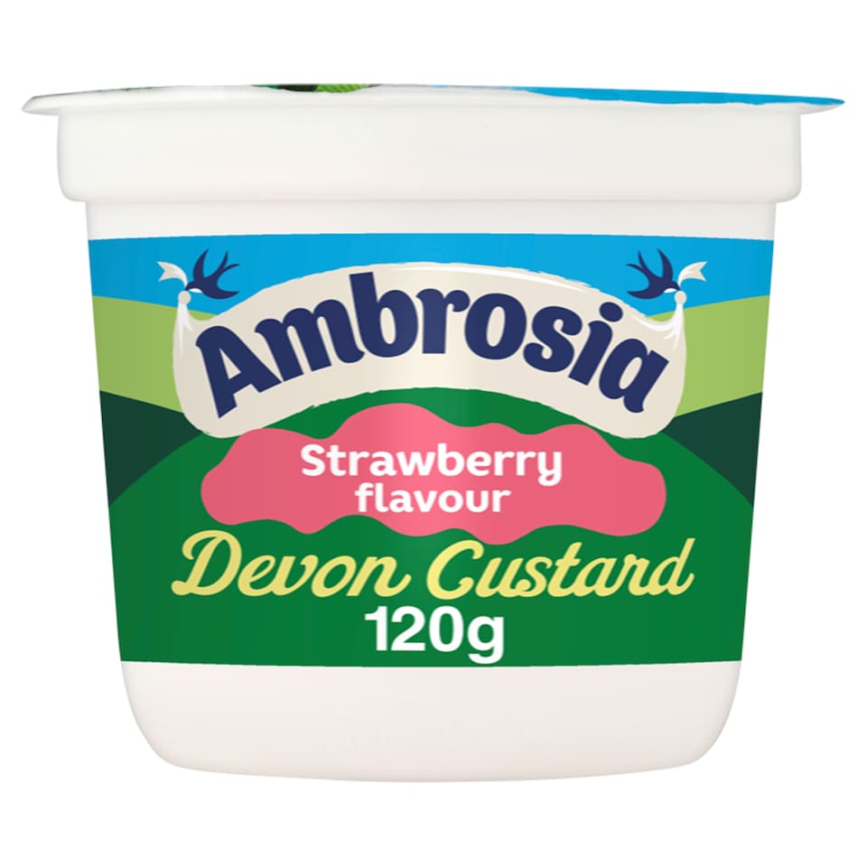 Ambrosia Strawberry Custard Pot 120G