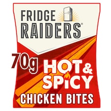 Fridge Raiders Hot & Spicy Chicken Bites 70g