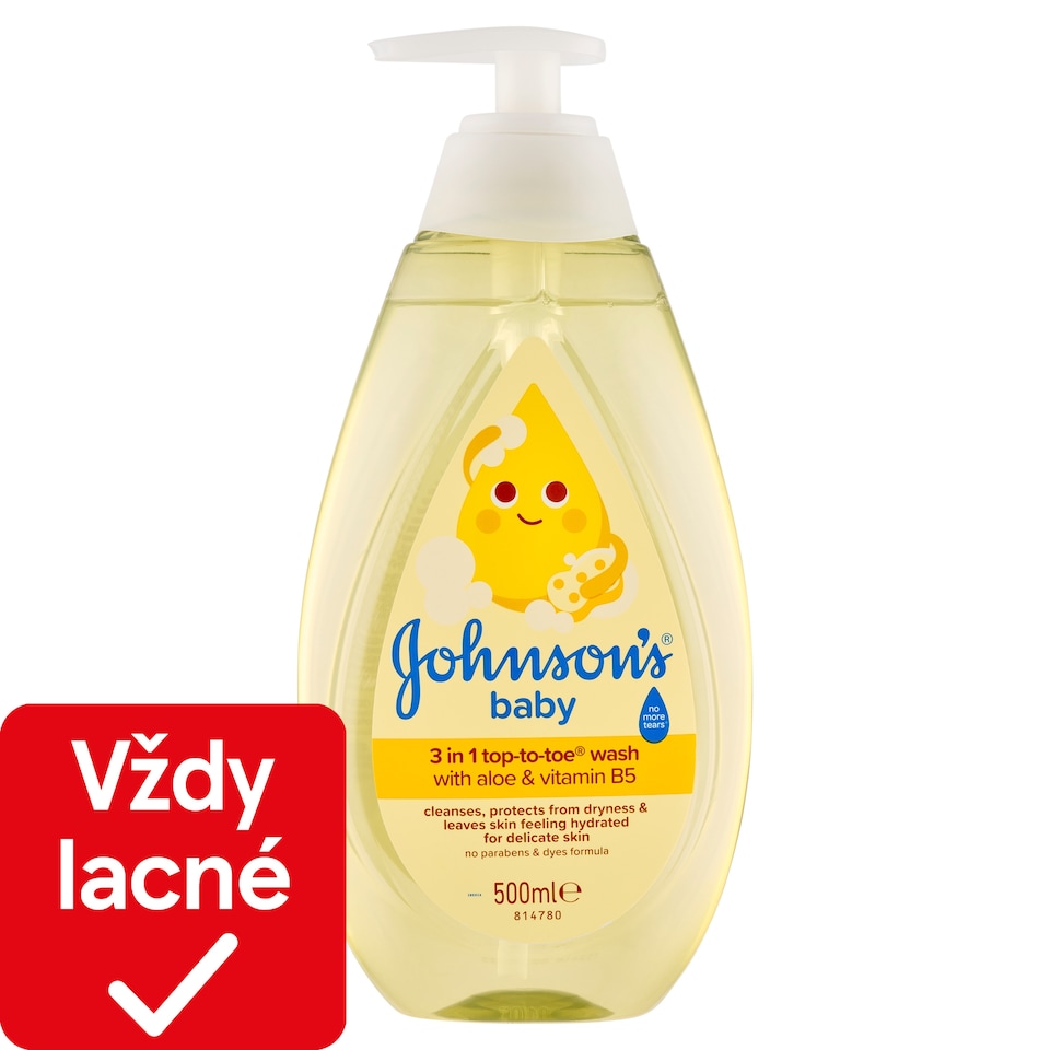 obrázok 1 z Johnson's Baby 3 in 1 Top-To-Toe umývací gél 500 ml