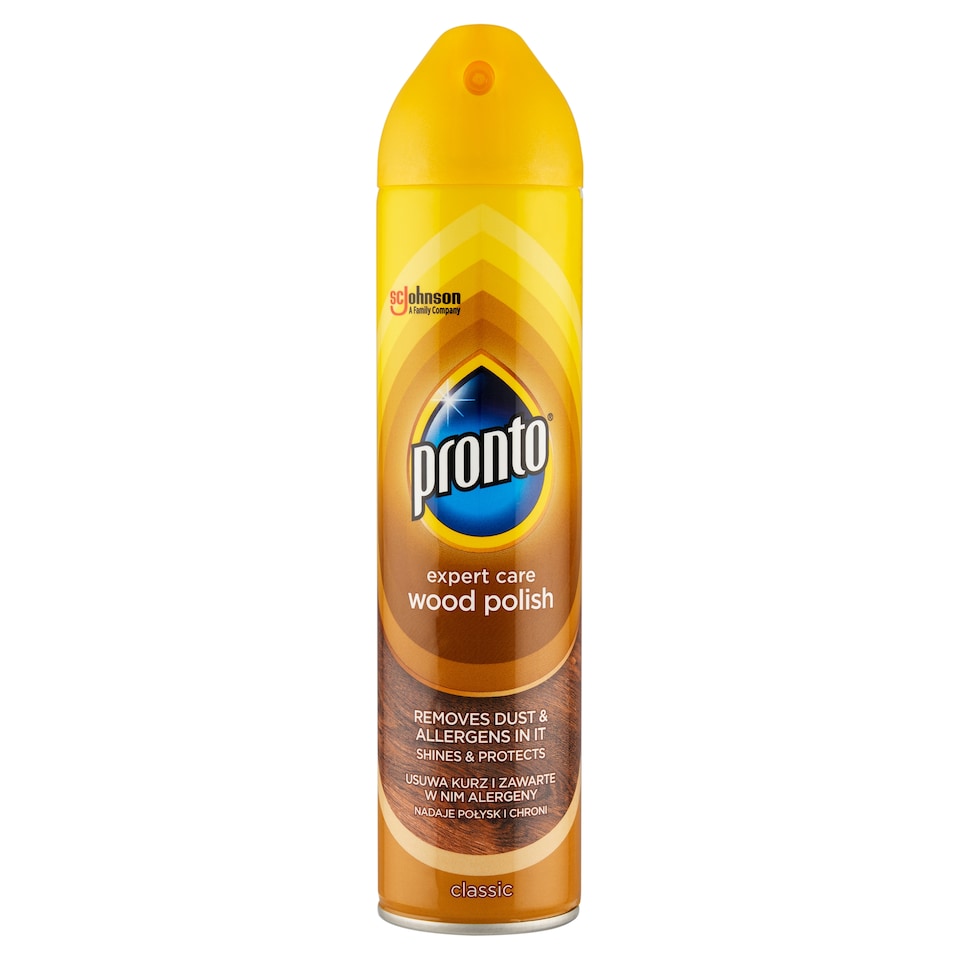 image 1 of Pronto Expert Care Wood Polish Classic Aerosol 250ml