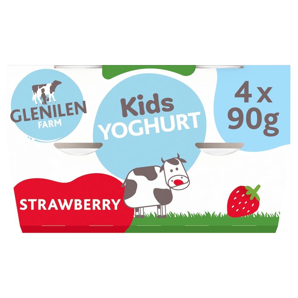 Glenilen Farm Live Kids Yogurt Strawberry 360G