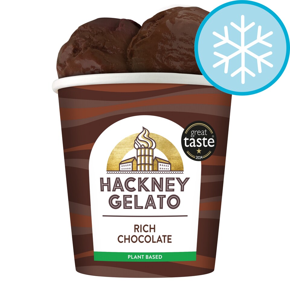 Hackney Gelato Dark Chocolate Sorbetto Plant-Based 460Ml